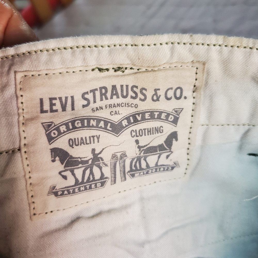 Levi's Olive Patterned Cargo Pants - image 6